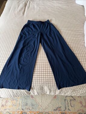 Lululemon Wide Leg Navy Pants
